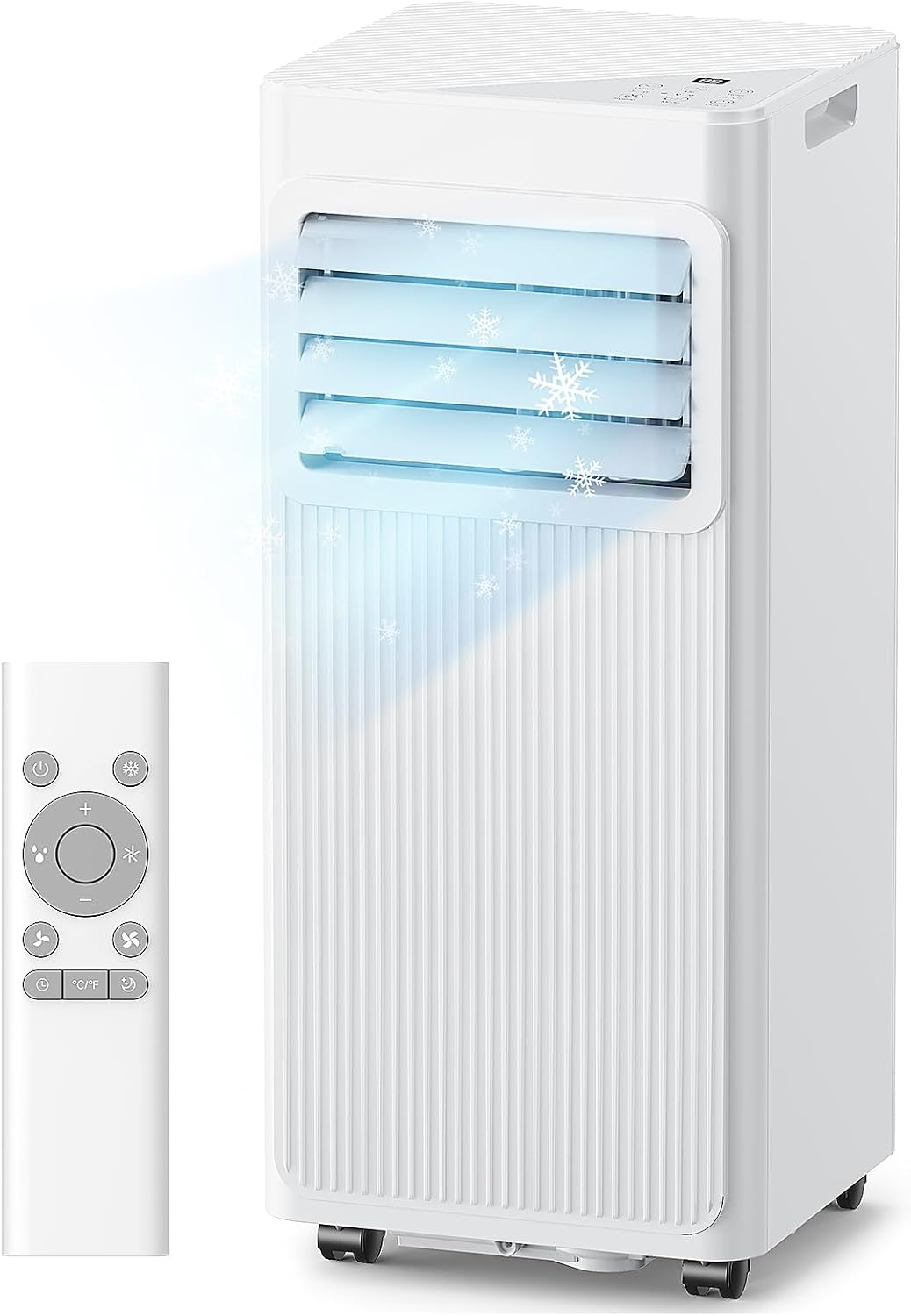 7000 BTU Portable Air Conditioner with Dehumidifier, Fan, Sleep Mode, Remote Control