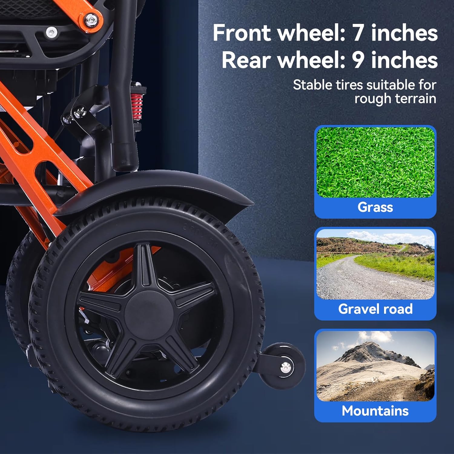 Ultra Lightweight Electric Wheelchair for Adults, Compact Folding Powerchair Made from Magnesium Alloy, Weighing 18.3 kg, Suitable for Travel and Transit, Supplied and Airline Approved